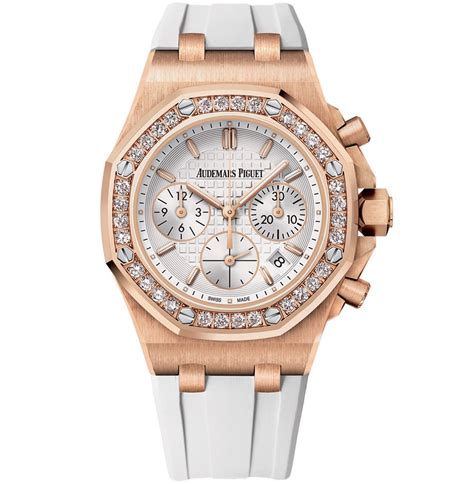 audemars piguet royal oak ladies diamond|Audemars Piguet diamond bezel.